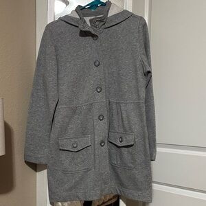 Women’s hooded button down top